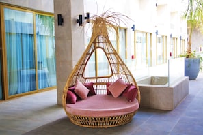 Sala de estar en el lobby