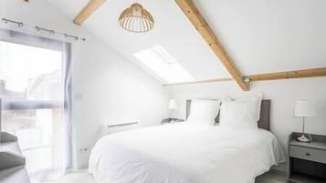 1 chambre, fer et planche à repasser, Wi-Fi, draps fournis