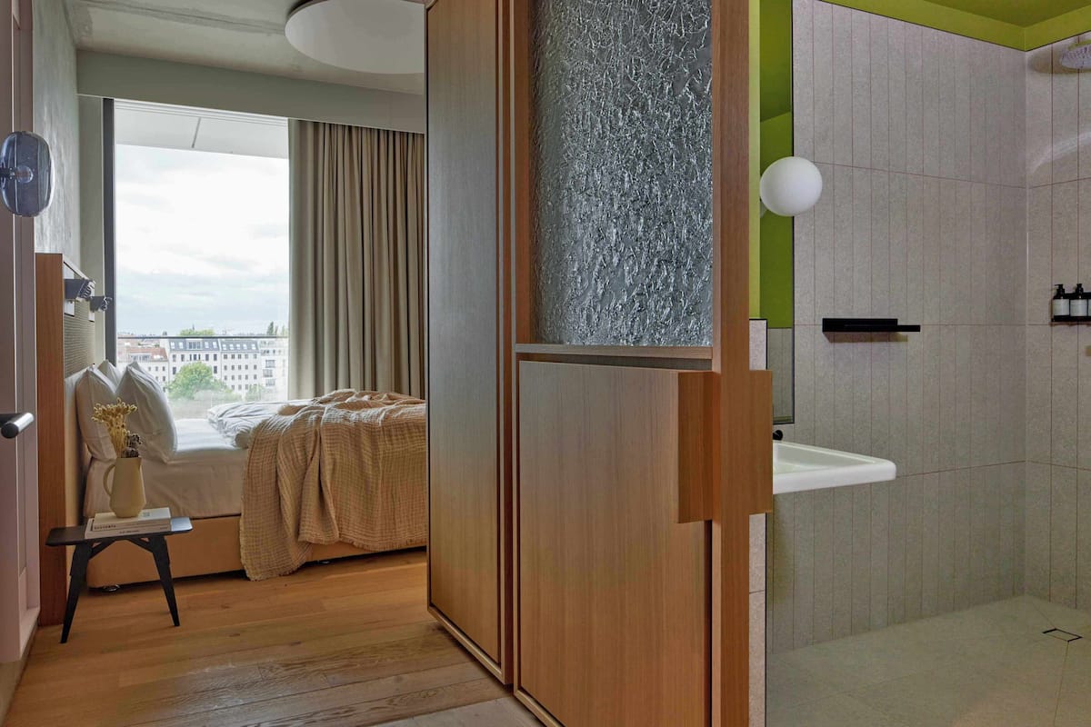 In-room safe, desk, laptop workspace, blackout curtains