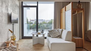 One Bedroom Open Plan Suite | Living area | 42-inch Smart TV with digital channels, TV