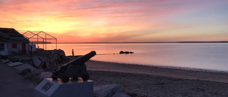 Utsikt mot havet/stranden