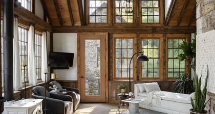 Restored Distillery, Sunroom + Sauna