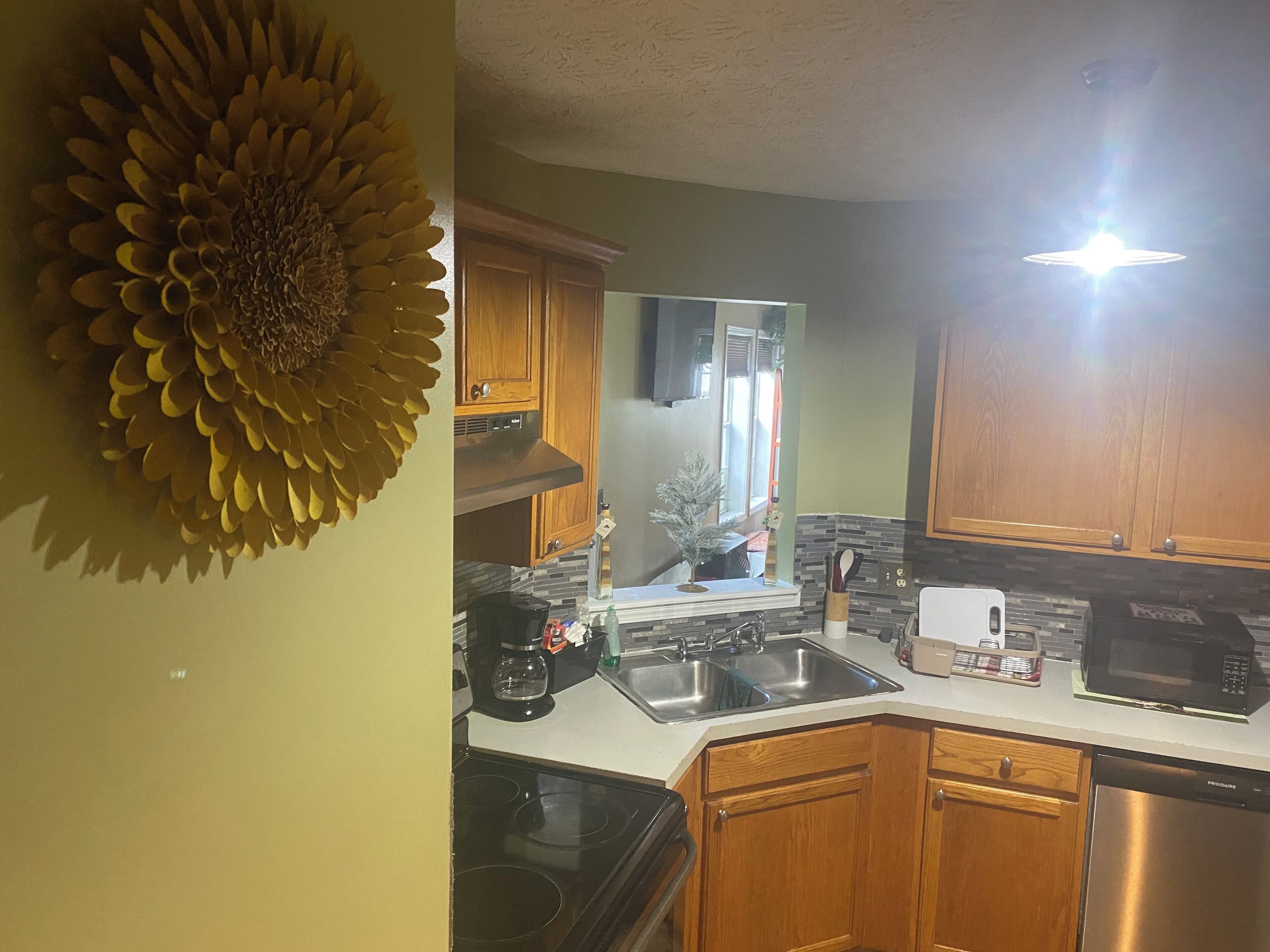 Køleskab, mikrobølgeovn, ovn, kogeplade