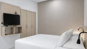 Quarto casal | Wi-Fi de cortesia, roupa de cama