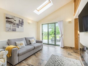 Living area - The Old Cow Shed at Ty Hir (Cilcennin, near Aberaeron)