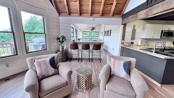 TV connectée, cheminée