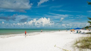 On the beach