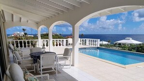 Outdoor pool - Oceanview villa with private pool, 5 mins to beach (SeaFeathers)