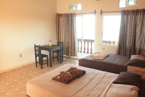 Family Double Room, 2 Queen Beds | Select Comfort beds, individually furnished - Villa Arrecifes (San Pedro Pochutla)