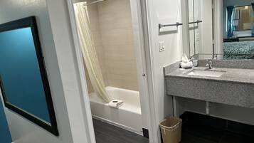 Towels, soap, shampoo, toilet paper