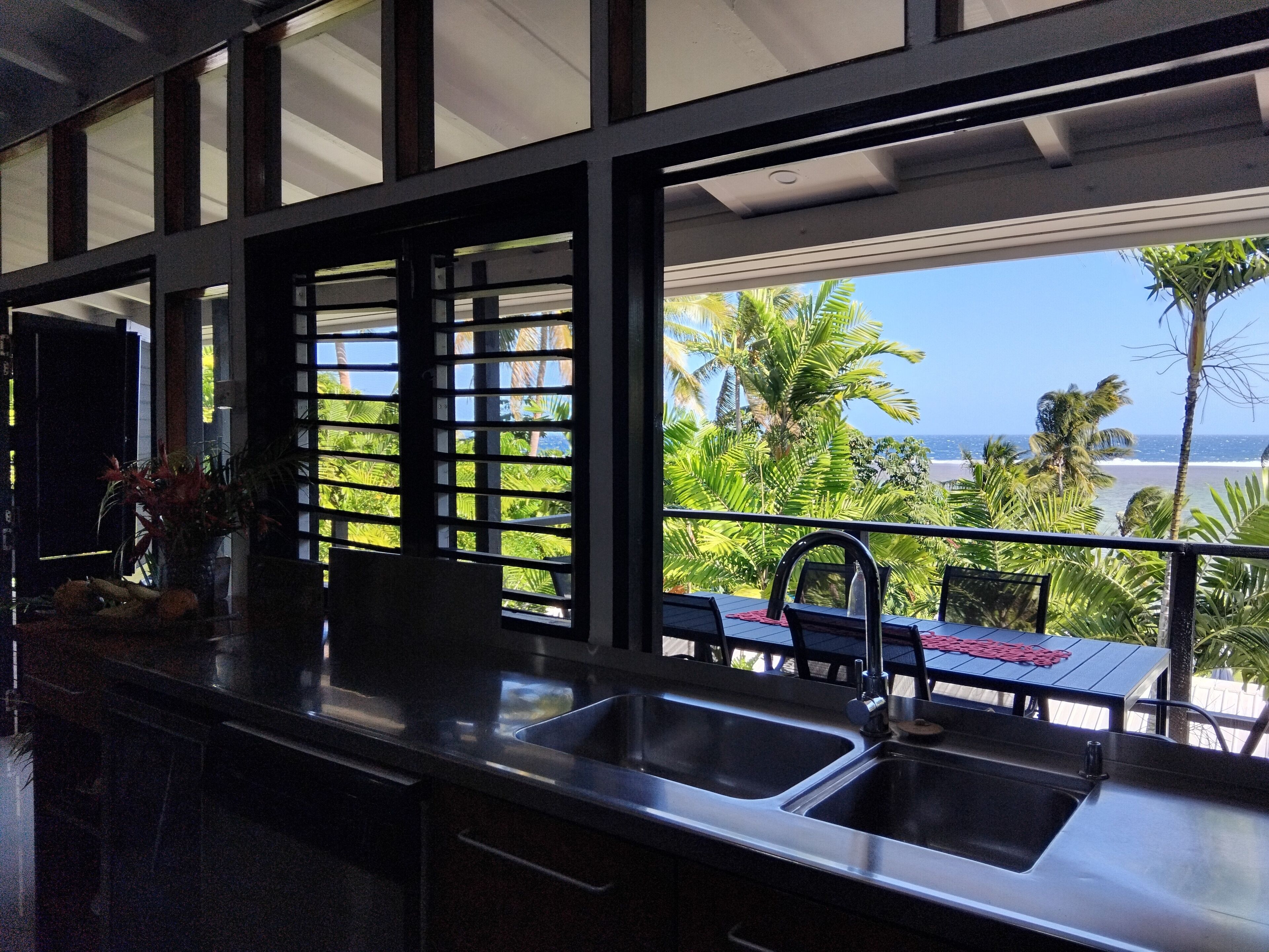 Vue sur la plage/l’océan