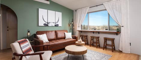 Smart TV y chimenea