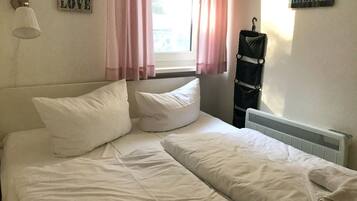 2 slaapkamers, beddengoed