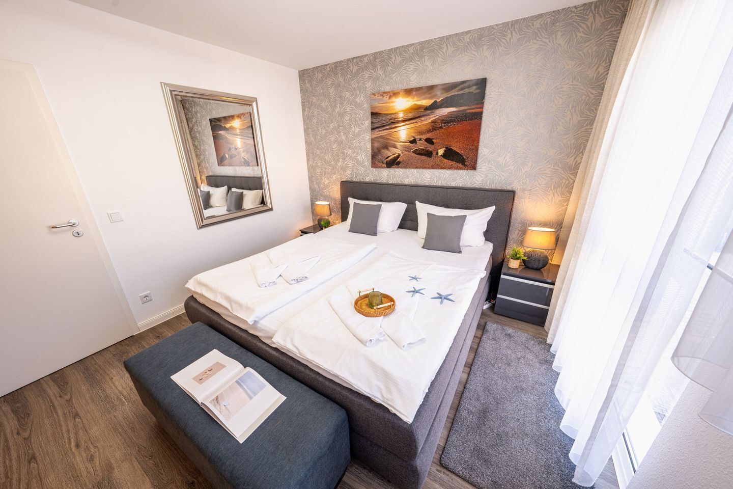2 Schlafzimmer, Zimmersafe, WLAN, Bettwäsche