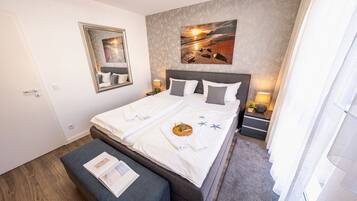 2 Schlafzimmer, Zimmersafe, WLAN, Bettwäsche