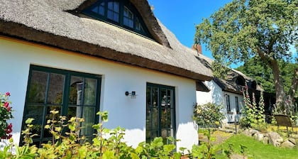 Groß Stresow - Irmi´s Kate - Ferienhaus und Doppelhaushälfte mit großem Garten -