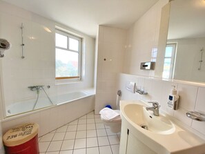 Hair dryer, towels
