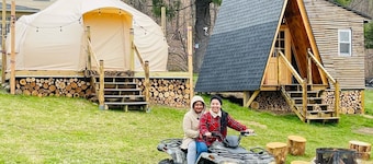 Unique & Dinamic Bell Tent at our Agritourism Farm