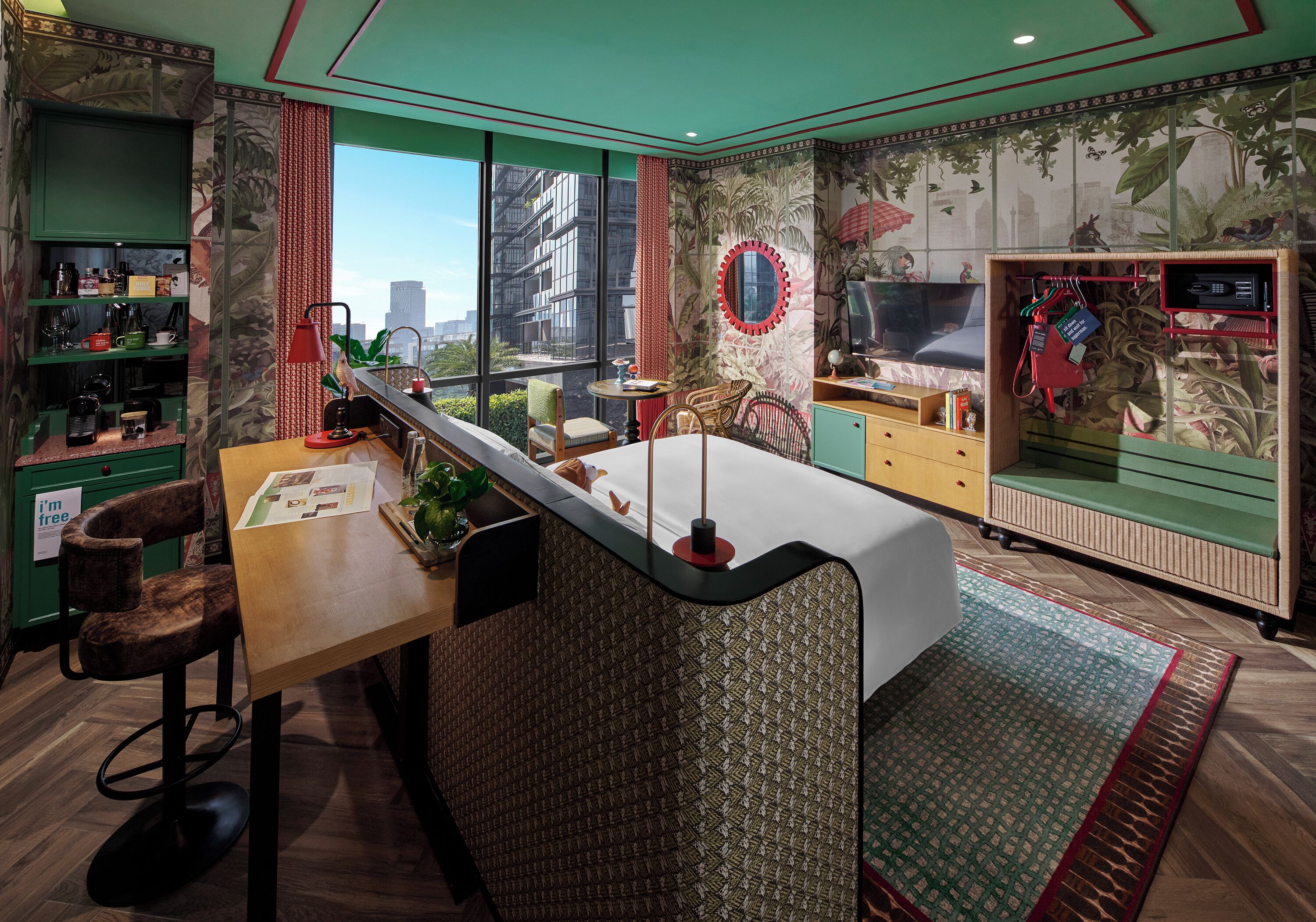 Værelse - 1 kingsize-seng (Medium Plus Garden) | Premium-sengetøj, senge med topmadrasser, minibar, pengeskab på værelset