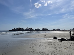 Playa en los alrededores, camastros y toallas de playa