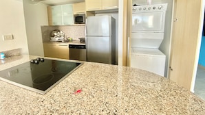 Private kitchen - 703 Marbella 2 bedrooms Beachfront Beautiful Apartment (San Pedro de Macoris)