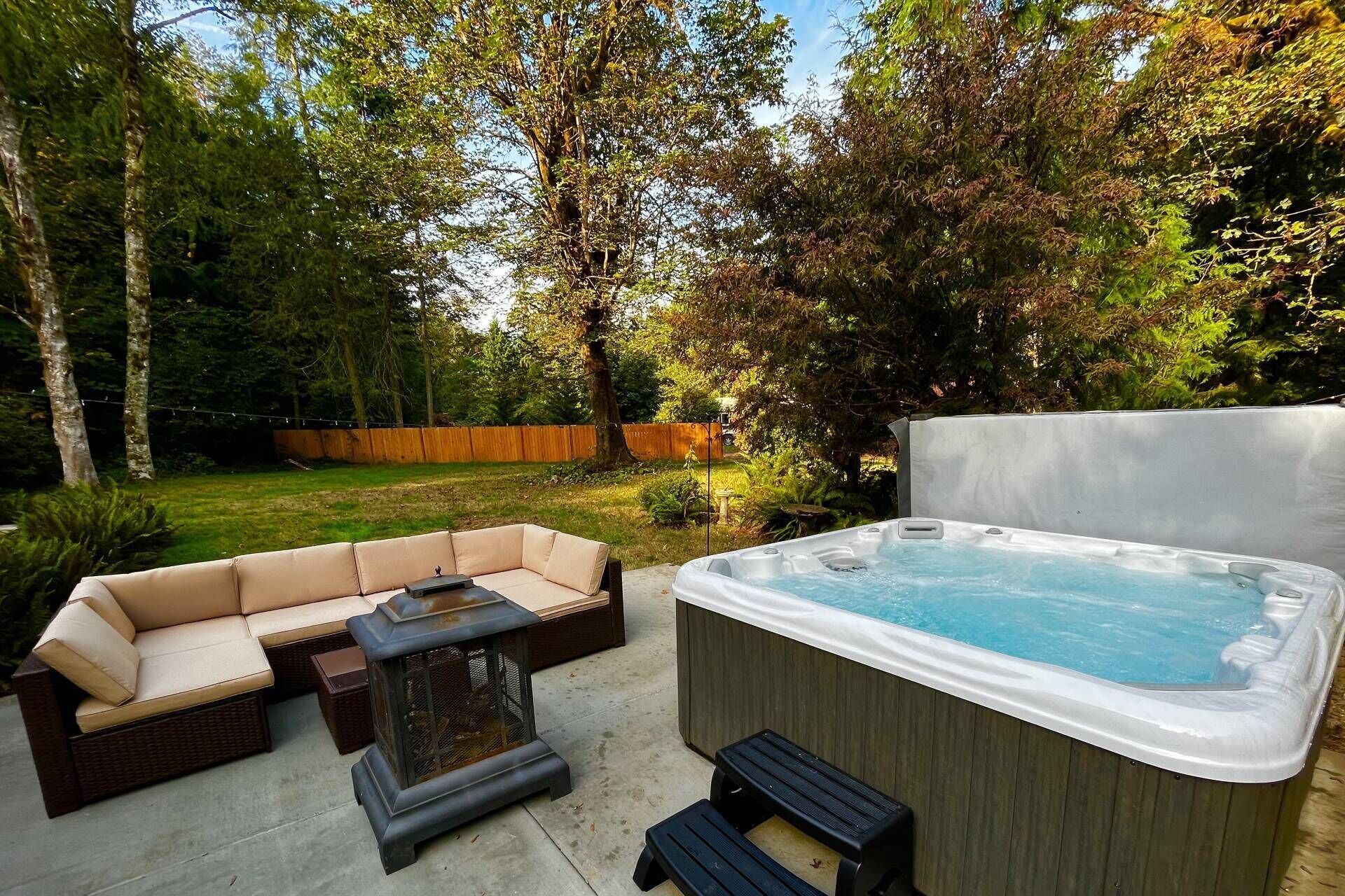 Bain à remous extérieur
