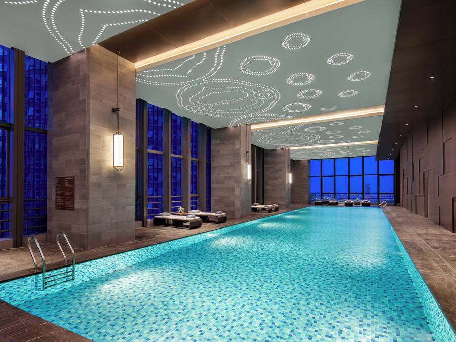 Indoor pool, open 6:30 AM to 10:00 PM, sun loungers