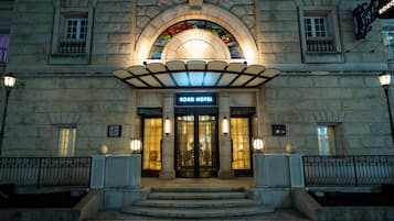 Overnatningsstedets facade