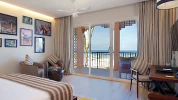 Hypo-allergenic bedding, free minibar, in-room safe