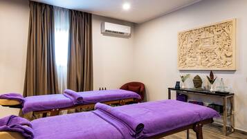 Espace de soins pour les couples, sauna, hammam, soins corporels