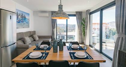 Spacious Apartment in Cómpeta with Mountain View, Terrace & Wi-Fi