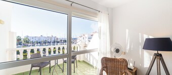 Apartment 'Just at the Heart of the Village' with Sea View, Balcony & Wi-Fi