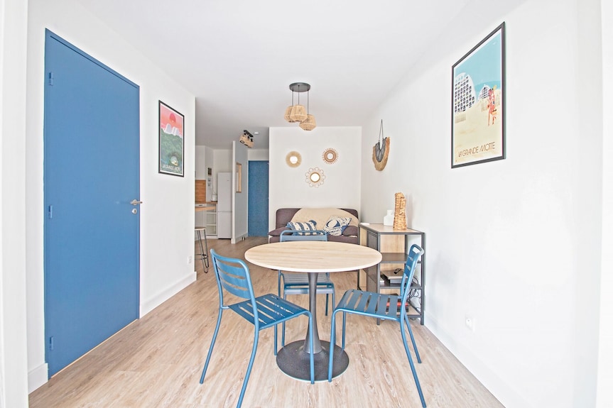 Grande Motte, 6 Pers, 4min From The Beach, Air-conditioning And Private Parking. - La Grande-Motte