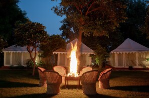 Front of property – evening/night