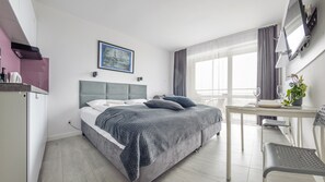Suite estudio (27) | Tabla de planchar con plancha, wifi gratis y ropa de cama 