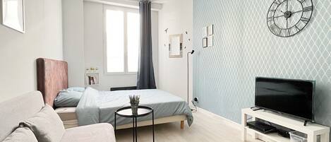 1 Schlafzimmer, Bügeleisen/Bügelbrett, kostenloses WLAN, Bettwäsche