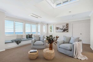 TV, fireplace, DVD player, table football - 'Shearwater' - Jervis Bay Beach Front (Callala Beach)