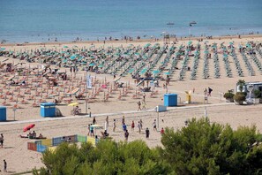 Vlak bij het strand