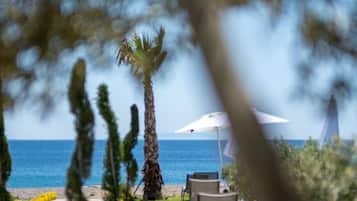 Private beach