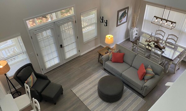 Cottage, Multiple Beds, Balcony, Garden View | Living area - Lovely Two-story Golf Cottage Located in the Heart of Fripp Island (Fripp Island)