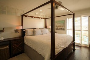 Lägenhet - flera sängar - uteplats - havsutsikt | 3 sovrum, individuell inredning, unika möbler och sängkläder