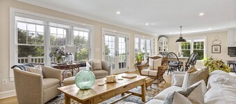 Beautiful Southampton Home with breathtaking waterfront views, front porch,...