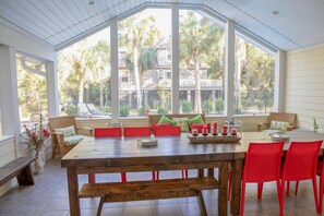 House, Multiple Beds, Pool Access, Garden View | In-room dining - 290 Tarpon Blvd (Fripp Island)