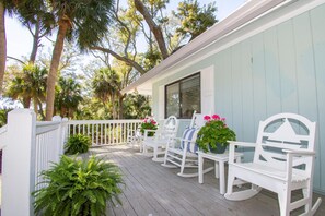 House, Multiple Beds, Kitchen, Golf View | View from room