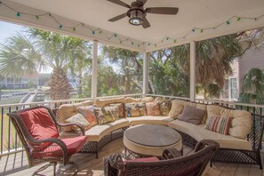House, Multiple Beds, Kitchen, Garden View | Balcony view - 408 Wahoo Dr (Fripp Island)