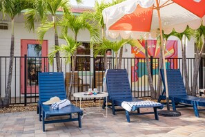 Terrace/patio - 105 · ☀Pool✔ Kitchen✔ Beach✔ Self Checkin✔ Free Parking✔ (Clearwater)