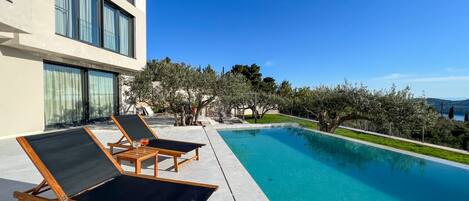 Außenpool, beheizter Pool