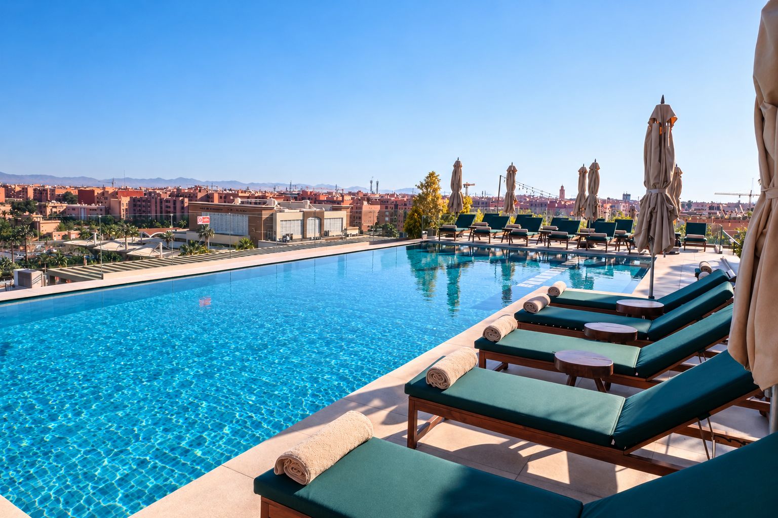 Rooftop pool