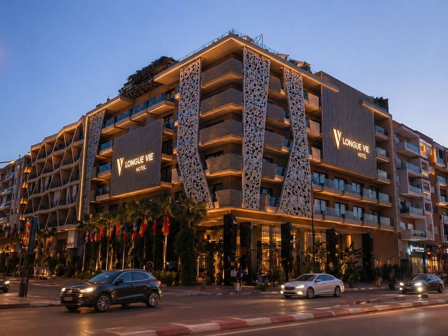 Fassade der Unterkunft