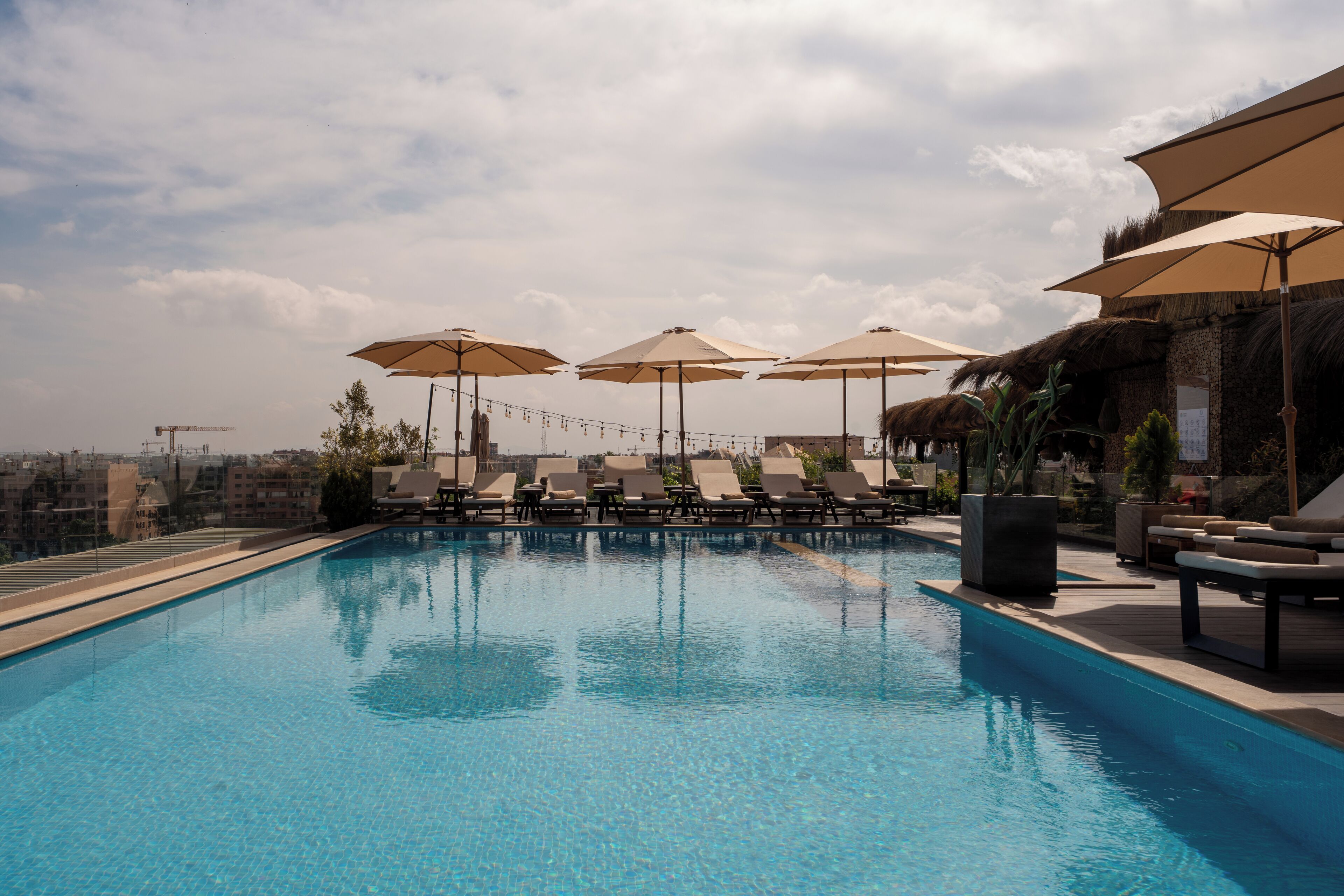 Piscina en la azotea